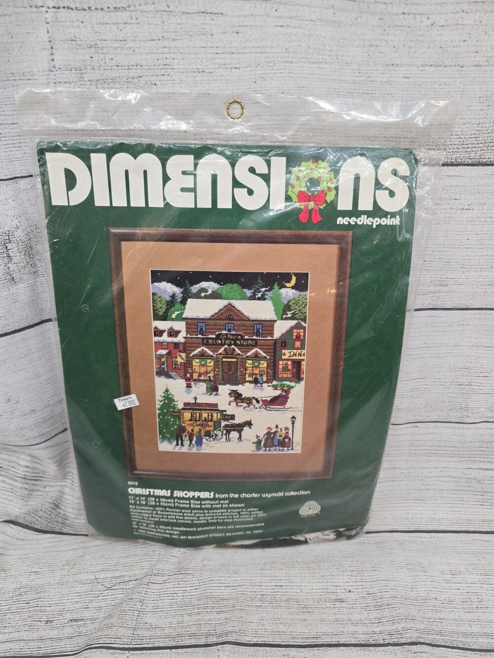Dimensions Counted Cross Stitch Kit 8319 Christmas Village Charles Wysocki Seale